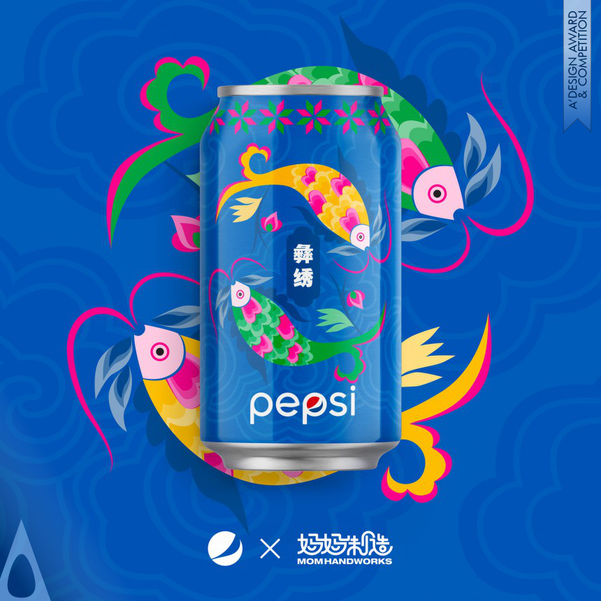 Silver Packaging Design Award Winner 2021 Pepsi Mom Handworks Beverage 