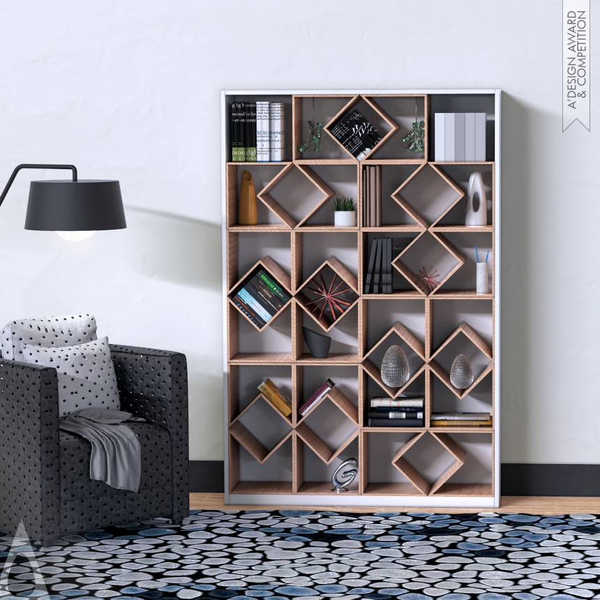 Silver Furniture Design Award Winner 2021 Grille Bookcase 