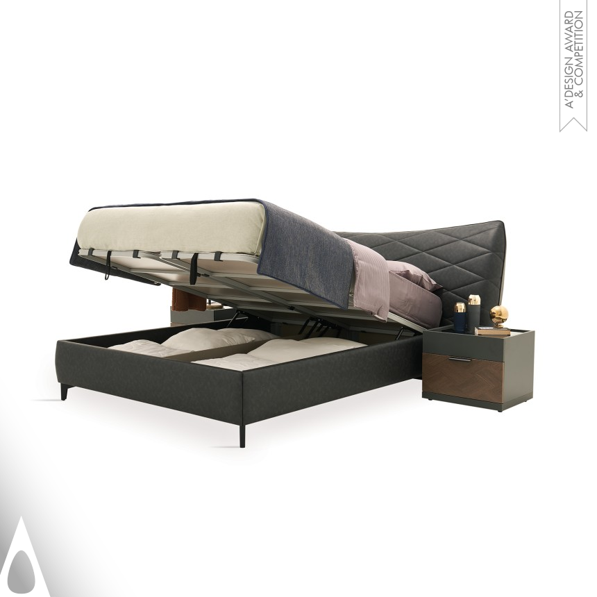 Bronze Furniture Design Award Winner 2021 Dorian Headboard and Base 