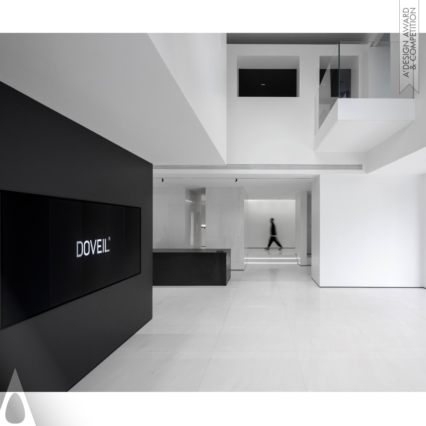 Silver Interior Space and Exhibition Design Award Winner 2021 Doveil Experience Center 