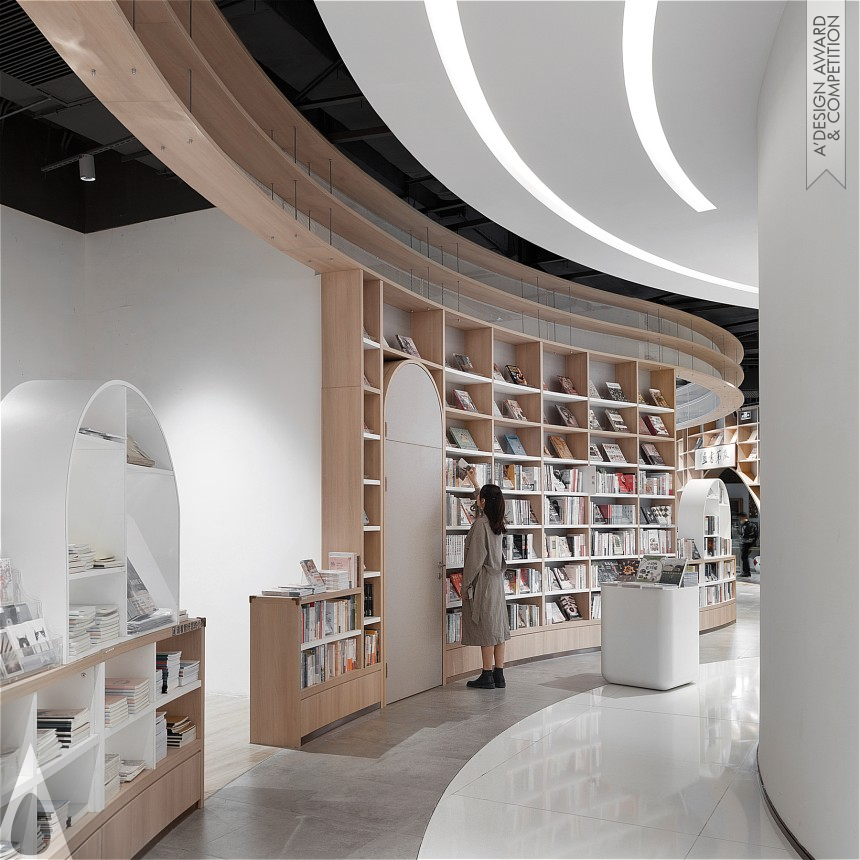 Jiang and Associates Creative Design's Pingshan Cultural Cluster Book Mall Bookstore