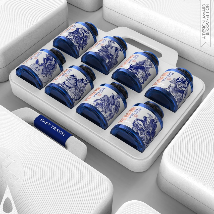 Wen Liu, Bo Zheng and Weijie Kang's East Travel Alcoholic Beverage Packaging