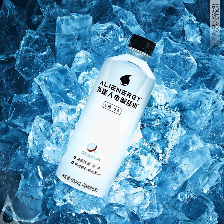 Alienergy Electrolyte Water designed by Genki Forest