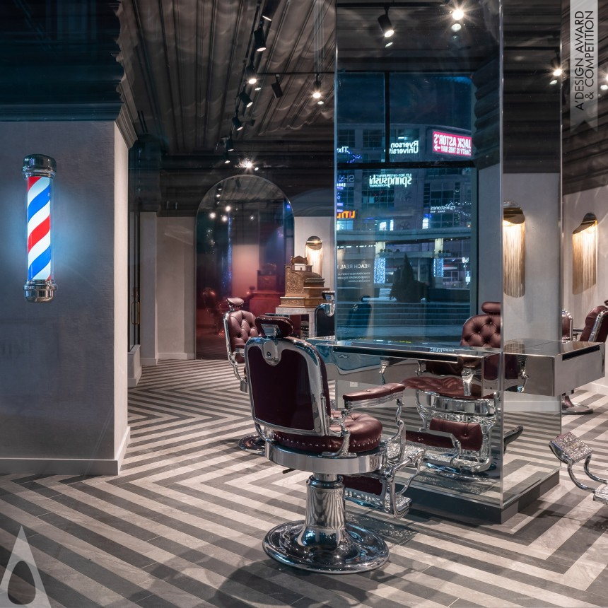 Dundas Square Barbers - Iron Interior Space and Exhibition Design Award Winner