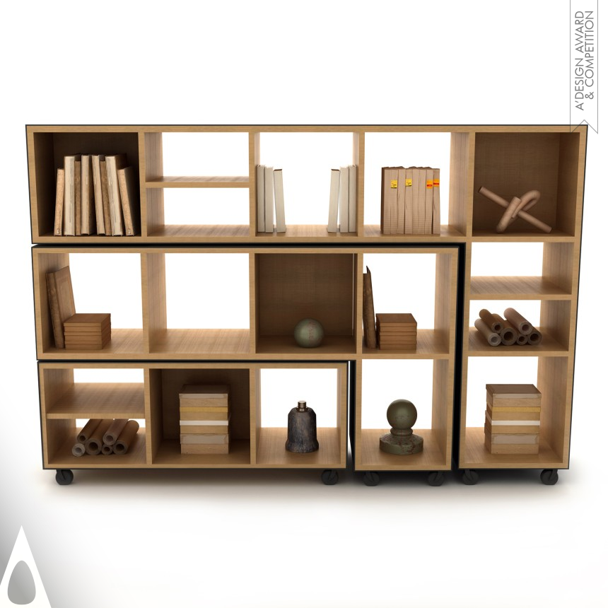 Bronze Office Furniture Design Award Winner 2021 Fit In Partition and Shelving System 