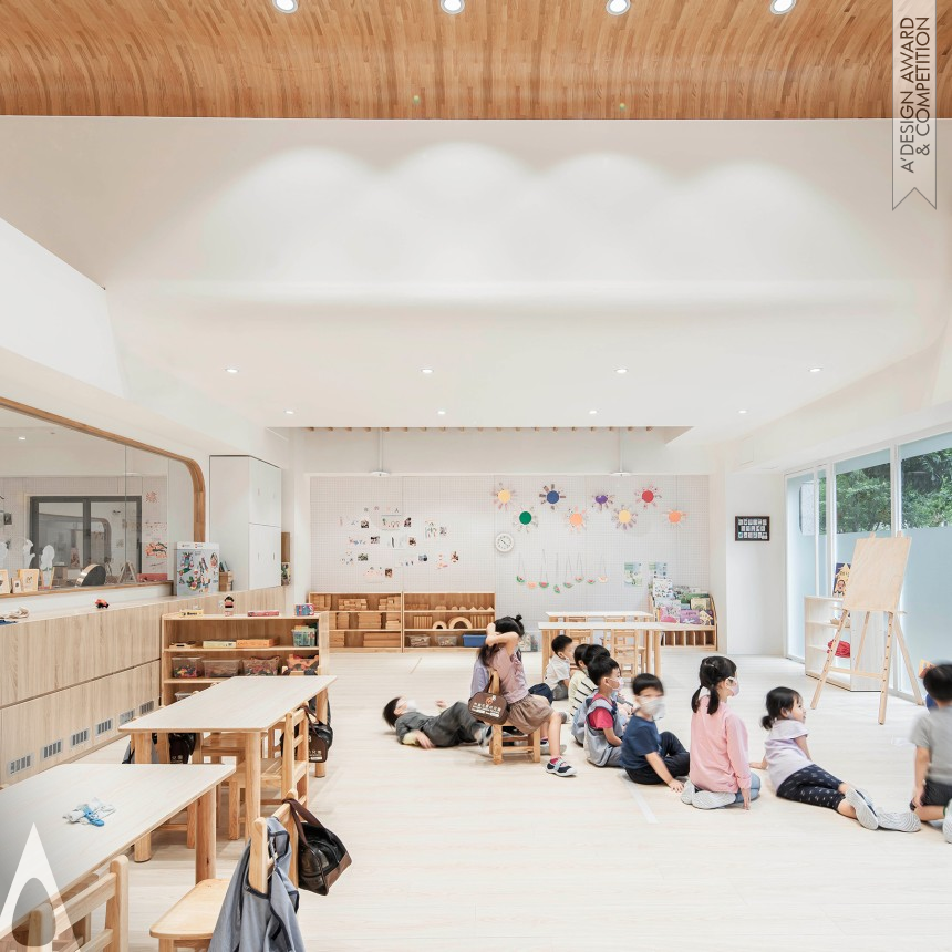 Golden Interior Space and Exhibition Design Award Winner 2021 Butchart Gardens Preschool Kindergarten 