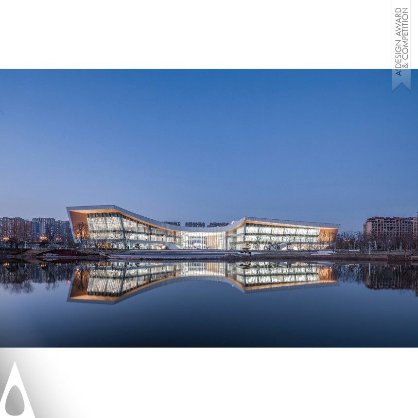 Silver Lighting Products and Fixtures Design Award Winner 2021 Nantong Window Cultural Center 