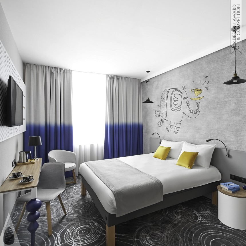 Bronze Interior Space and Exhibition Design Award Winner 2021 Ibis Styles Boleslawiec Hotel  