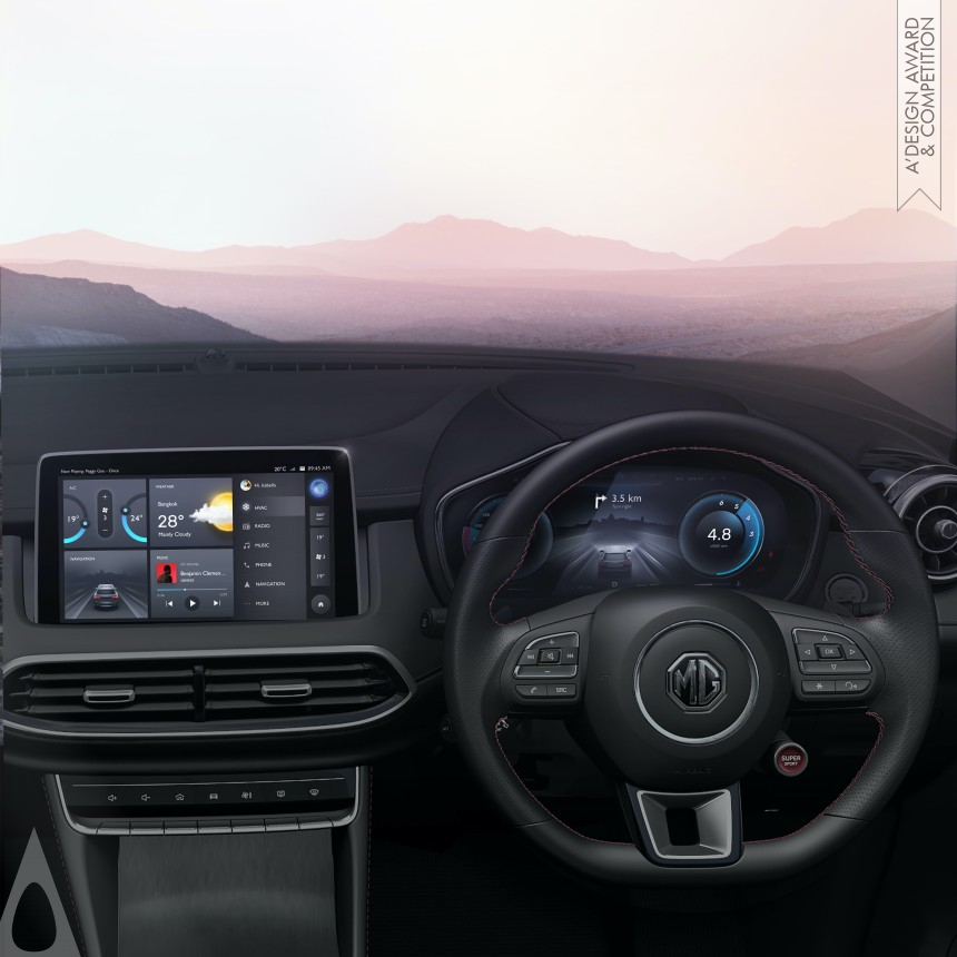 MG iSmart Infotainment System HMI