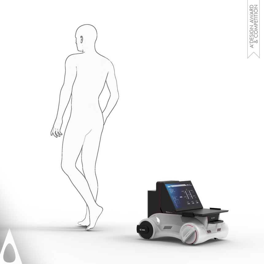 Golden Medical Devices and Medical Equipment Design Award Winner 2021 Gait Analysis Robot Medical Health Measurement System 