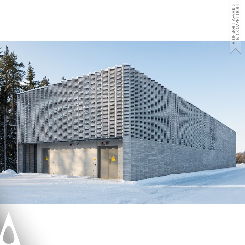 Silver Architecture, Building and Structure Design Award Winner 2021 Imatra GIS Electricity Substation 