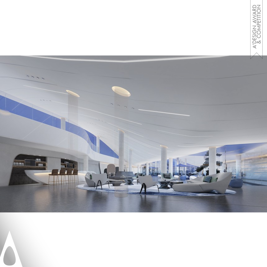 Bronze Interior Space and Exhibition Design Award Winner 2021 Aoka Sales Office Sales Center 