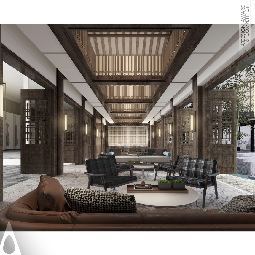 Iron Interior Space and Exhibition Design Award Winner 2021 Wuzhen Jintang Club 