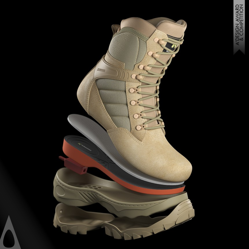 Kallucci Boot - Golden Computer Graphics, 3D Modeling, Texturing, and Rendering Design Award Winner