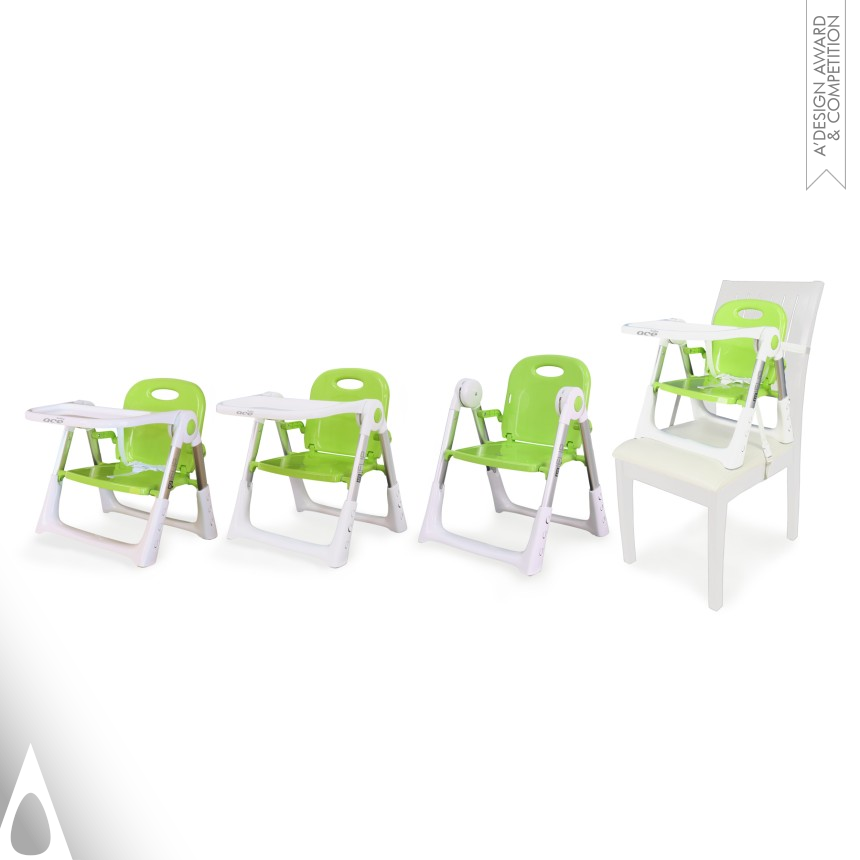 Iron Baby, Kids' and Children's Products Design Award Winner 2021 Ace Iflip Multi Function Dining Chair 