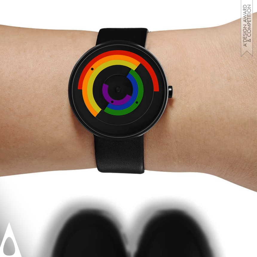 Iron Jewelry Design Award Winner 2021 Pride Watch 