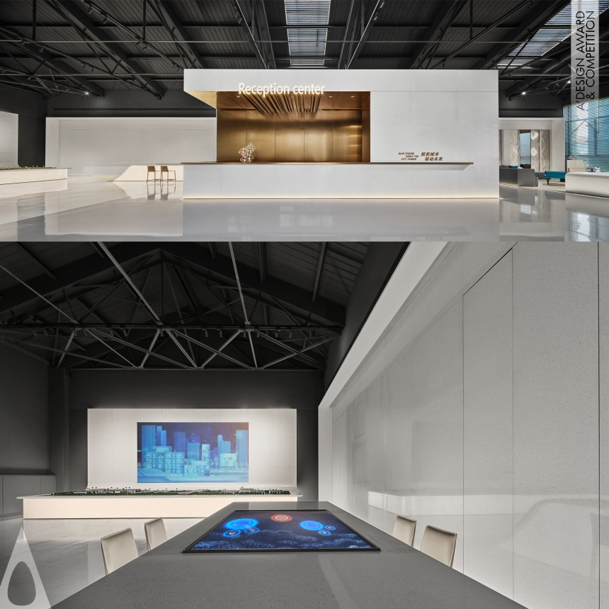 Silver Interior Space and Exhibition Design Award Winner 2021 Longfor Blue Engine Industrial Park Investment Promotion Center 