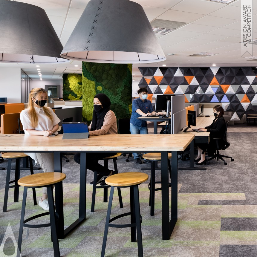 DB and B Pte Ltd's BD's Hype Tribe Office Design