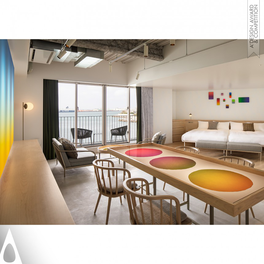 Silver Interior Space and Exhibition Design Award Winner 2021 Anteroom Naha Hotel 