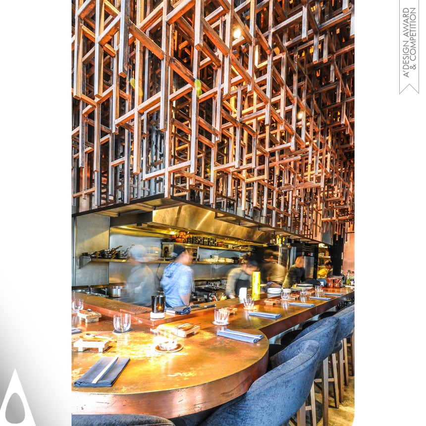 Silver Interior Space and Exhibition Design Award Winner 2021 Mecha Uma Restaurant 