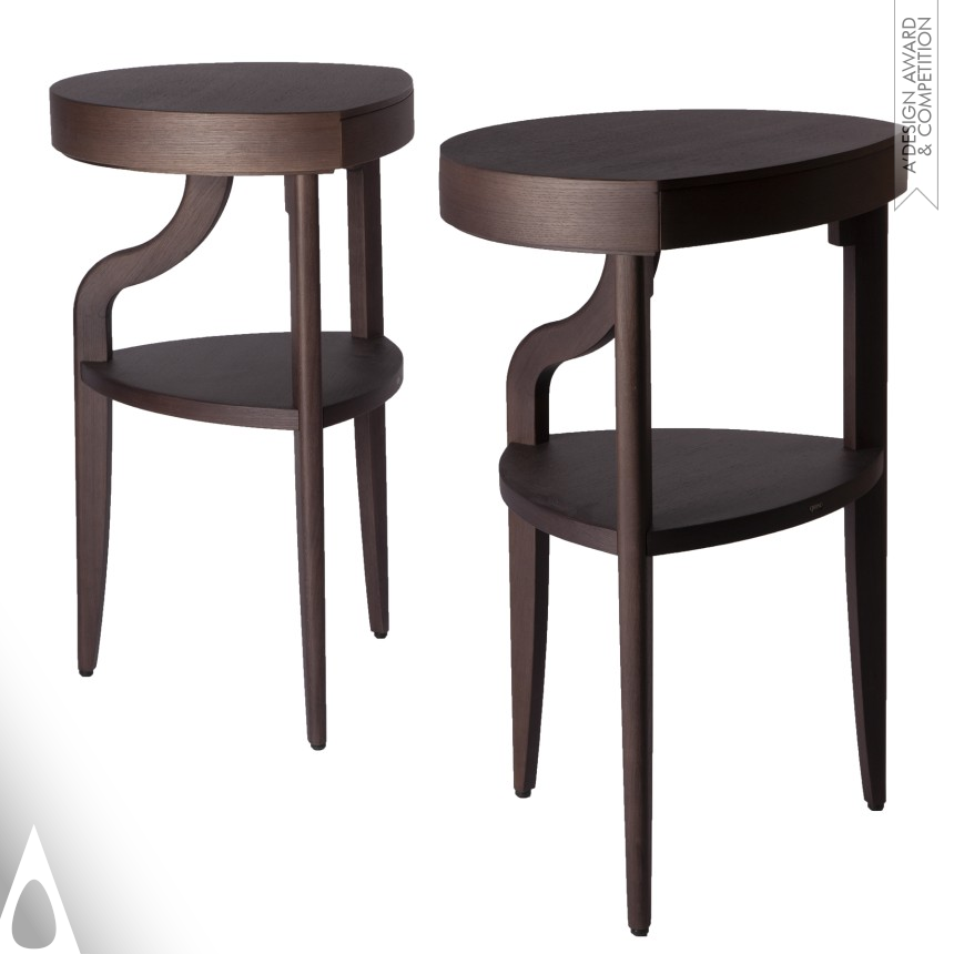 Bronze Furniture Design Award Winner 2021 Guinguet Pedestal Table  Service 