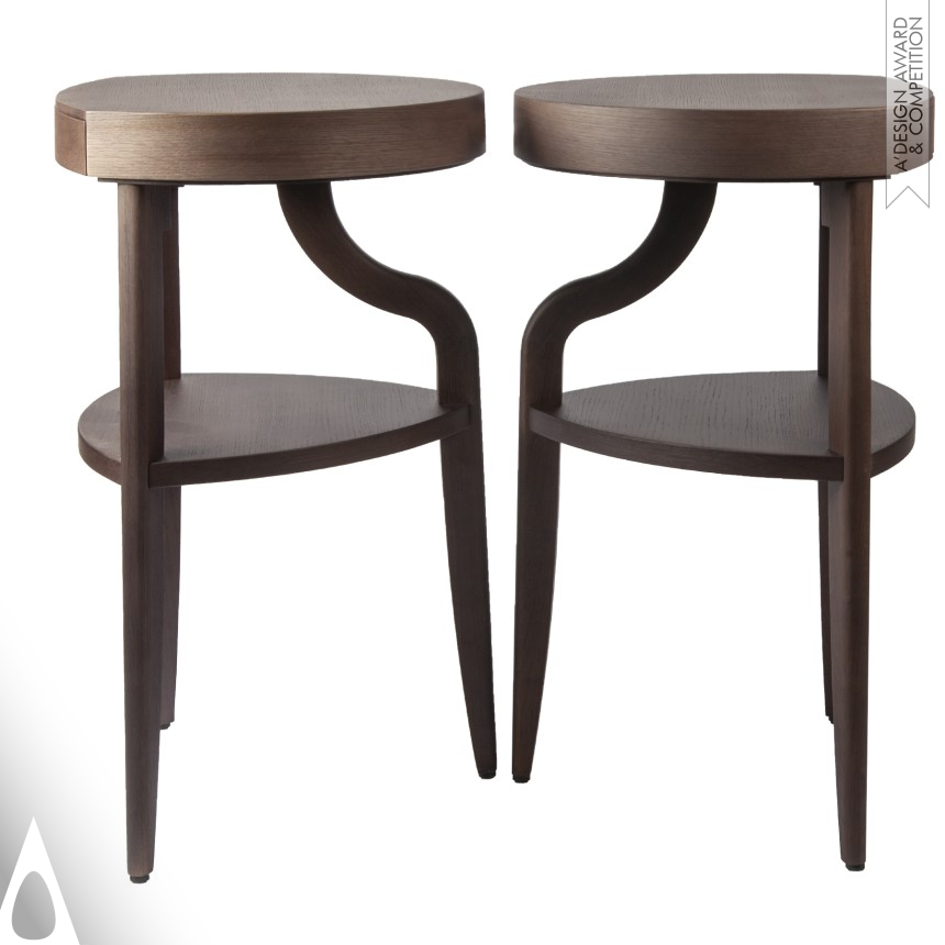 Patrick Sarran's Guinguet Pedestal Table  Service