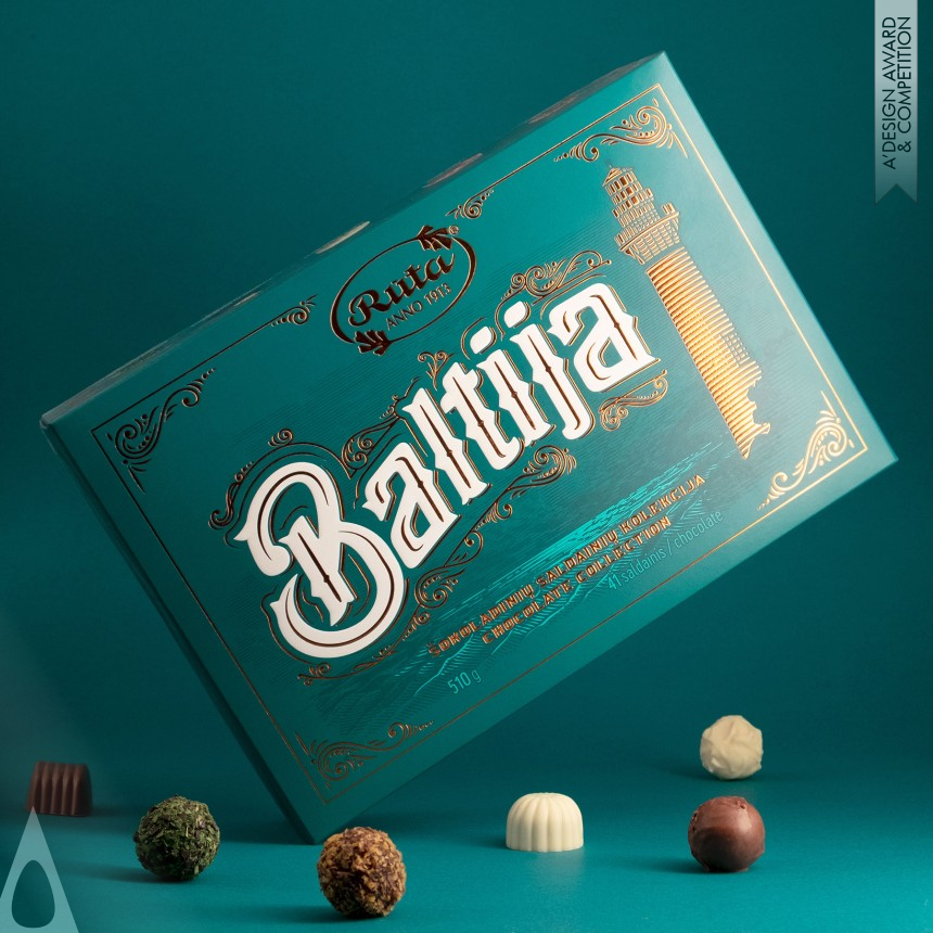 Baltija Chocolate Collection - Silver Packaging Design Award Winner