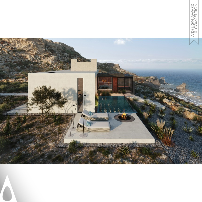 Silver Architecture, Building and Structure Design Award Winner 2021 House On The Cliff Residential Building 