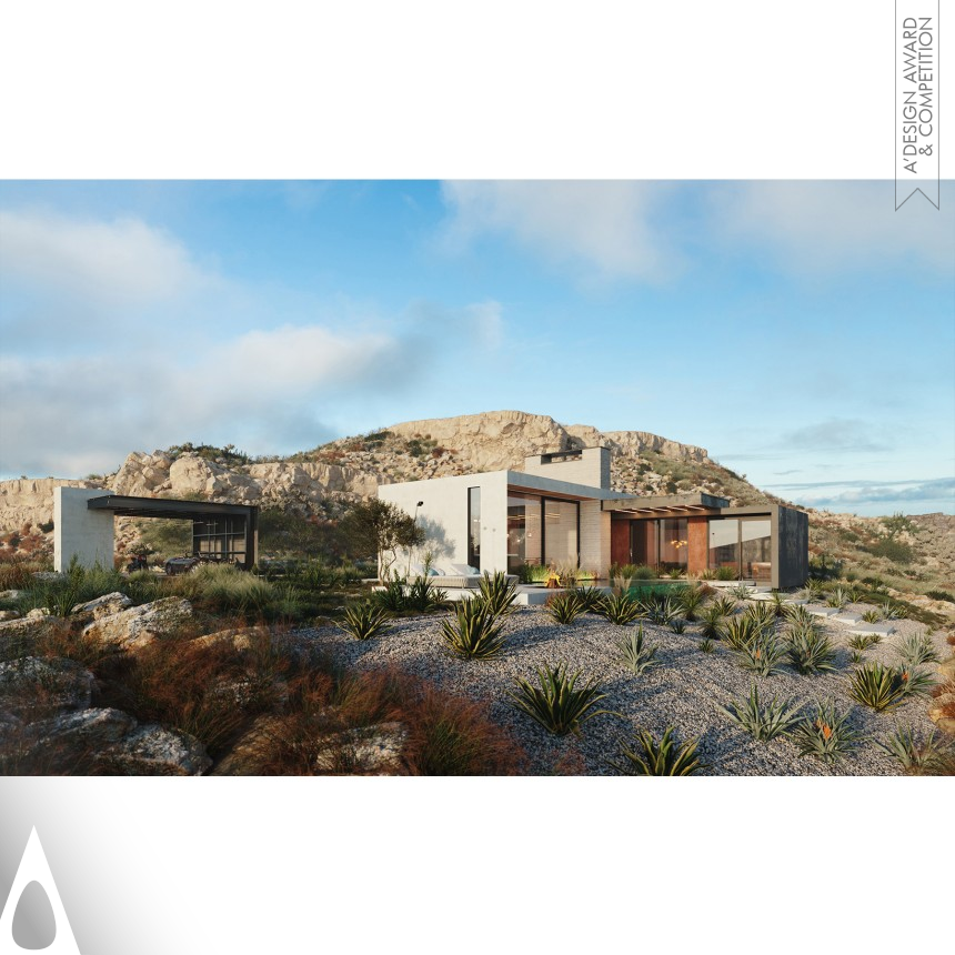 House On The Cliff - Silver Architecture, Building and Structure Design Award Winner