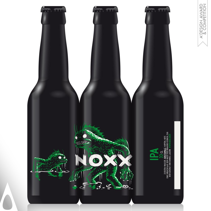 Silver Packaging Design Award Winner 2021 Noxx Bottle Design Packaging 