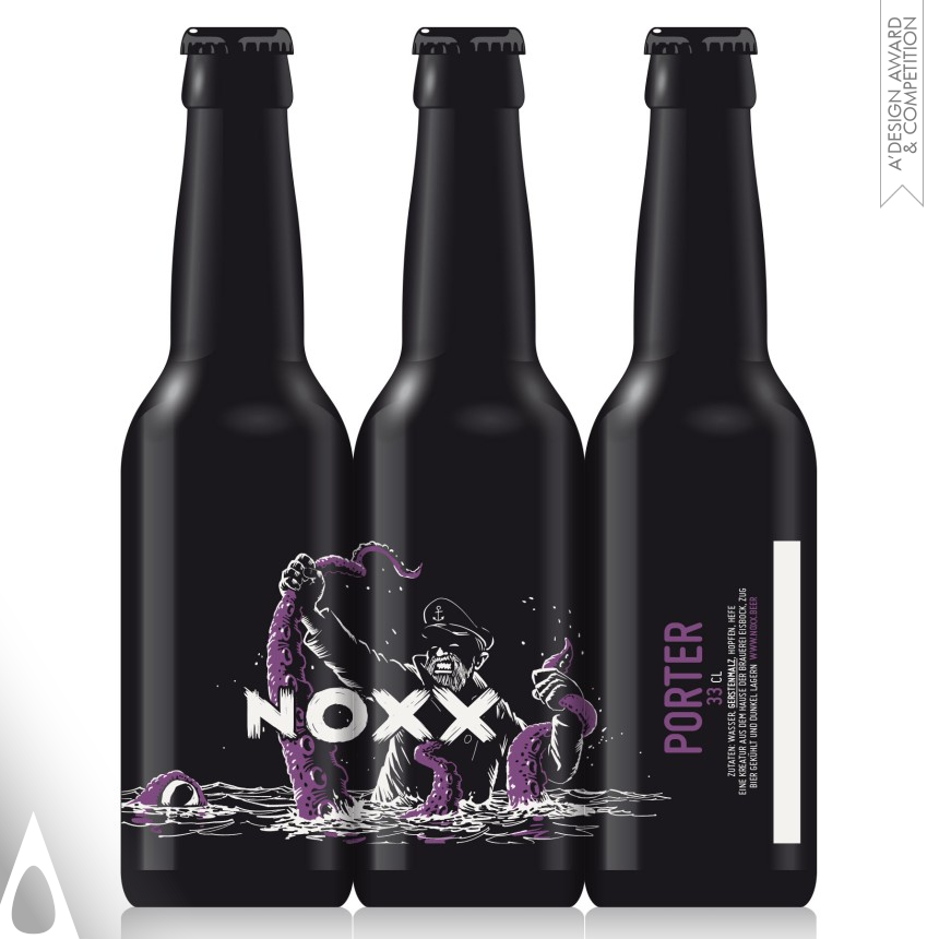 Noxx Bottle Design designed by Res Zinniker