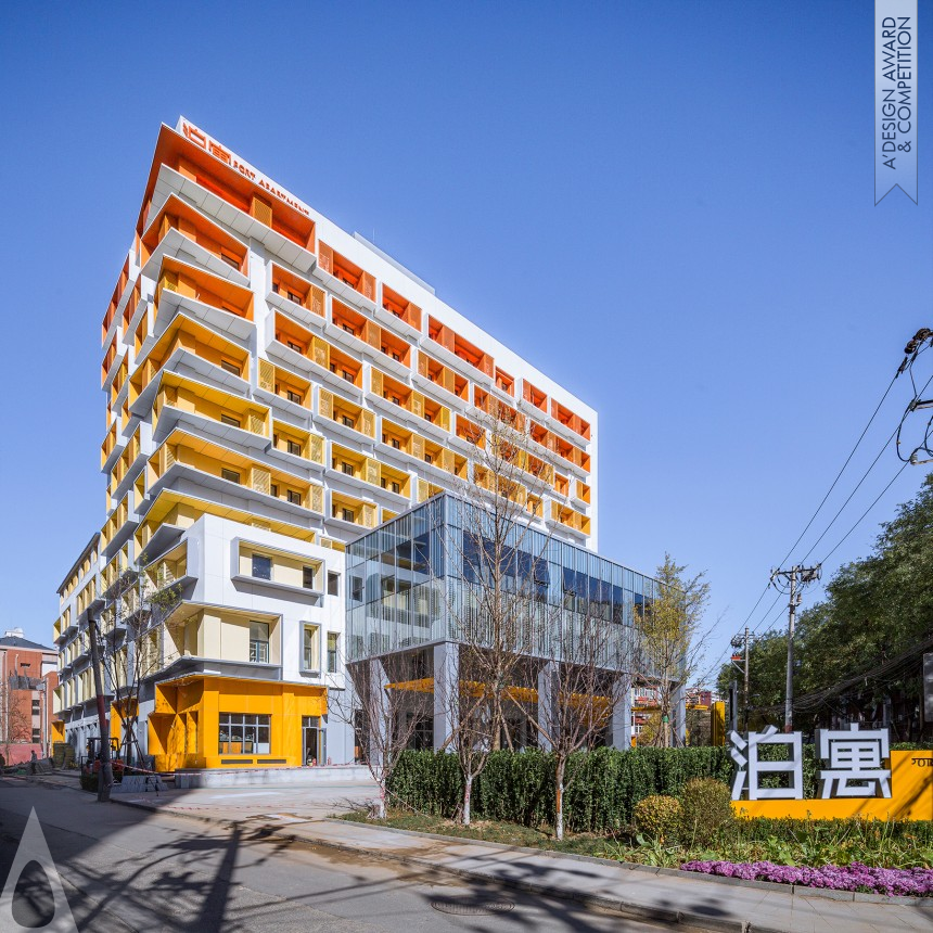 Silver Architecture, Building and Structure Design Award Winner 2022 Xizhimen Port Apartment 