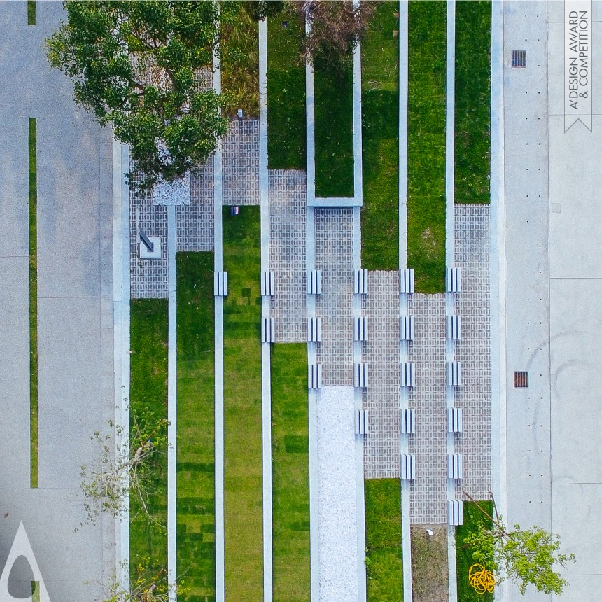 Willy Yang Architects and Planners's Flowing Paperscapes Memorial Landscape