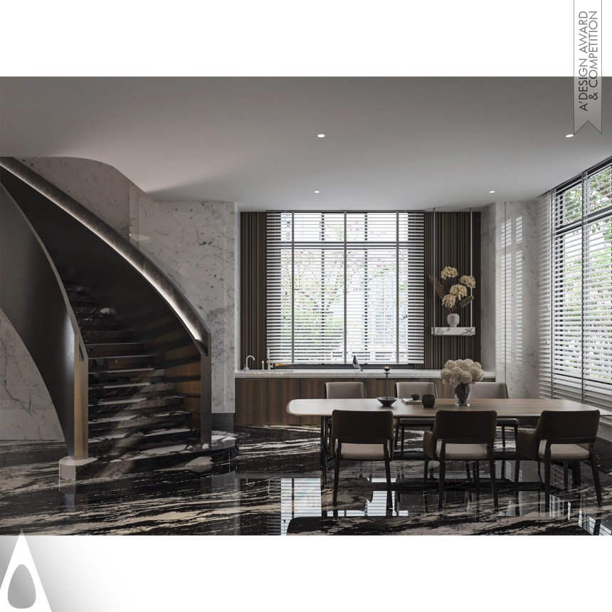 Iron Interior Space and Exhibition Design Award Winner 2022 Elegant Palace of Stones Residence  