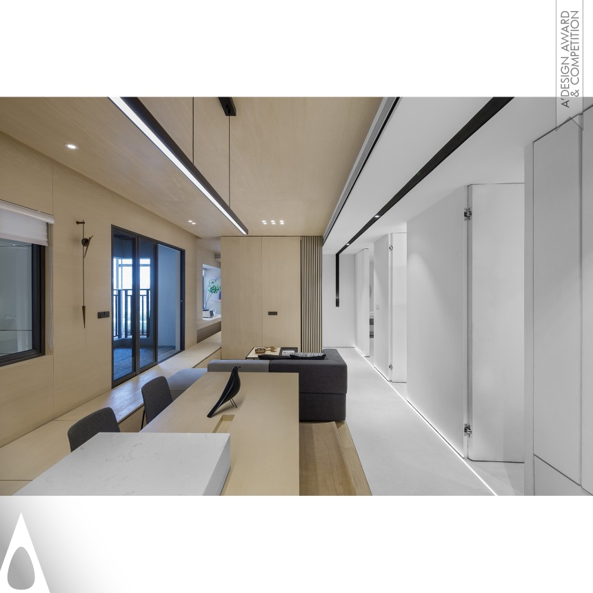 Iron Interior Space and Exhibition Design Award Winner 2022 Poly Guangzhou Creative Apartment Home Space 