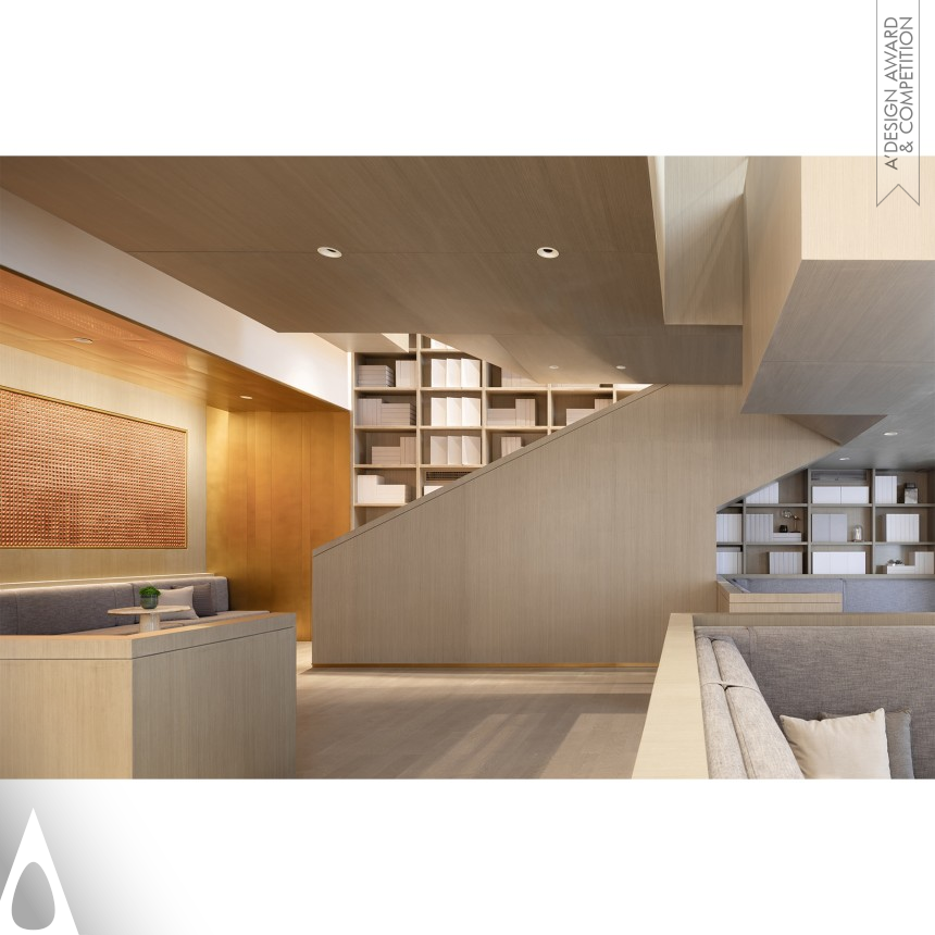 Silver Interior Space and Exhibition Design Award Winner 2022 Langyue Merchants Center Office 