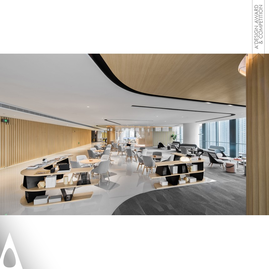 Silver Interior Space and Exhibition Design Award Winner 2022 Poly Huadu T4 Office Space 