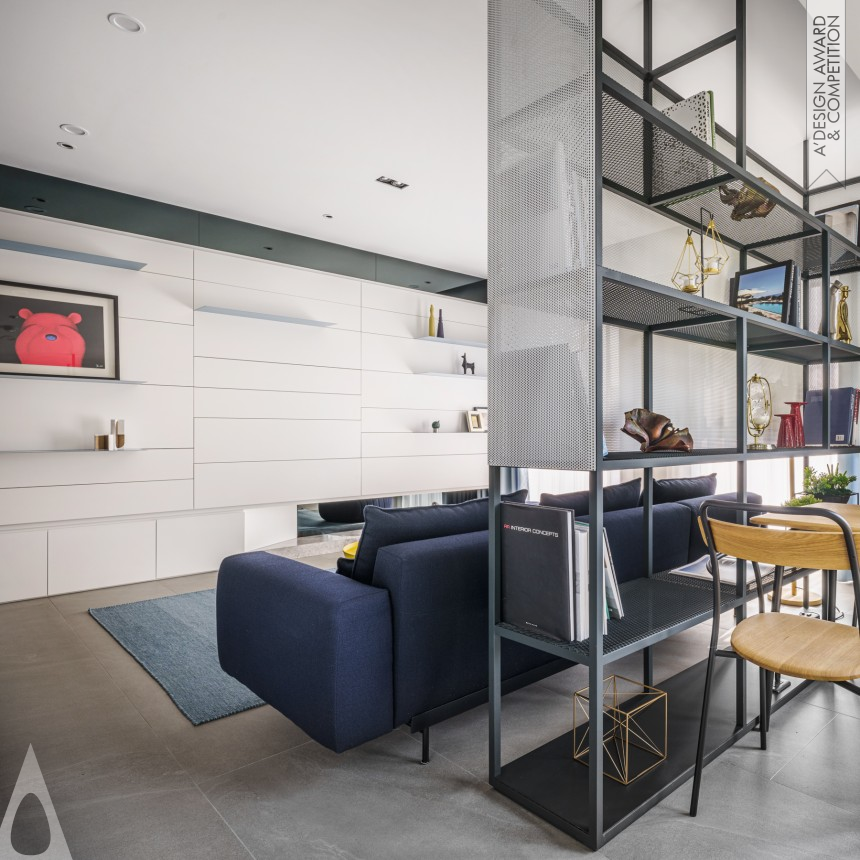 Iron Interior Space and Exhibition Design Award Winner 2022 Formosan Blue Magpie Residential Apartment 