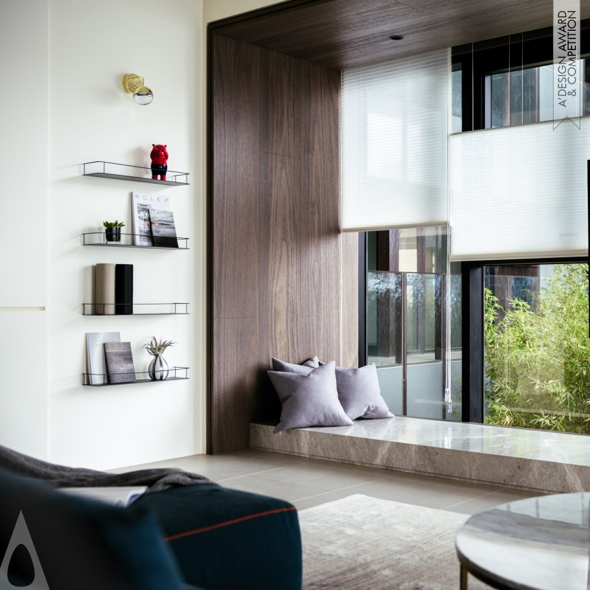 Bronze Interior Space and Exhibition Design Award Winner 2022 Sounds of Silence Residential Apartment 