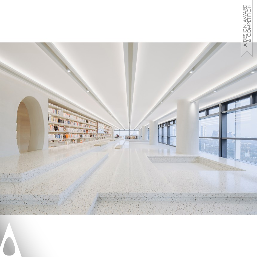 Silver Interior Space and Exhibition Design Award Winner 2022 The Satori Harbor Library 