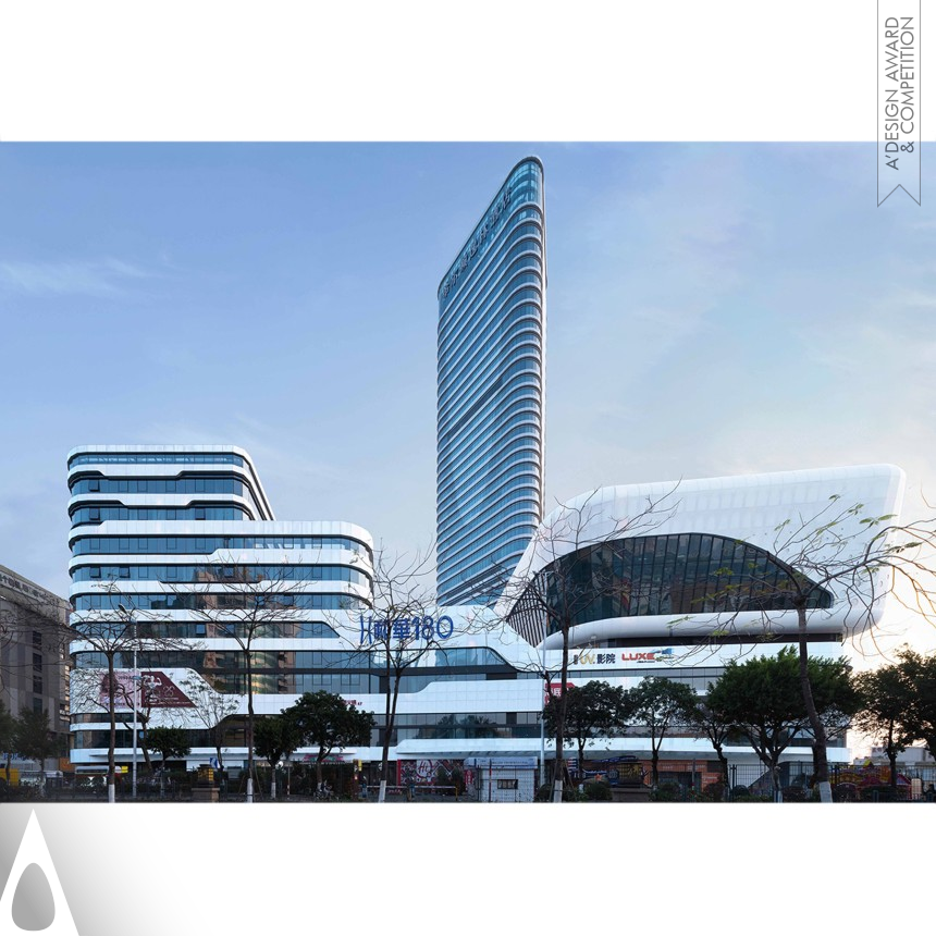 Golden Architecture, Building and Structure Design Award Winner 2022 HHICC Plaza and Hilton Hotel Mix-Use Building 