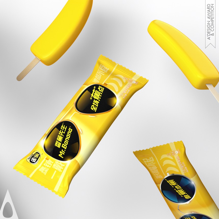 Iron Packaging Design Award Winner 2022 Nestle Mr. Banana Ice Cream 