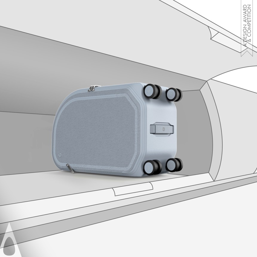 Iron Fashion and Travel Accessories Design Award Winner 2022 Arc Carry on Luggage 