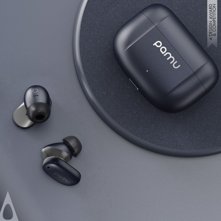 Bronze Audio and Sound Equipment Design Award Winner 2022 Pamu Z1 Pro TWS Earbuds 