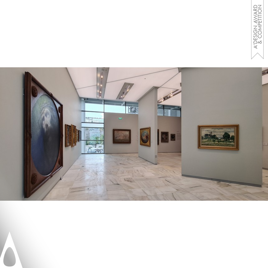 Golden Interior Space and Exhibition Design Award Winner 2022 National Gallery Athens Museum 