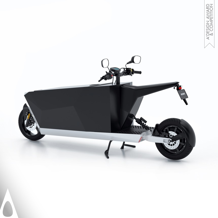 Iron Vehicle, Mobility and Transportation Design Award Winner 2022 Oxoki Mutant Cargo Motorcycle 