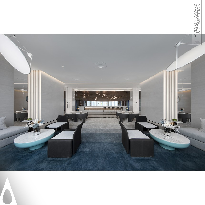 Bronze Interior Space and Exhibition Design Award Winner 2022 Firstar 37N Haiyun Sales Center 