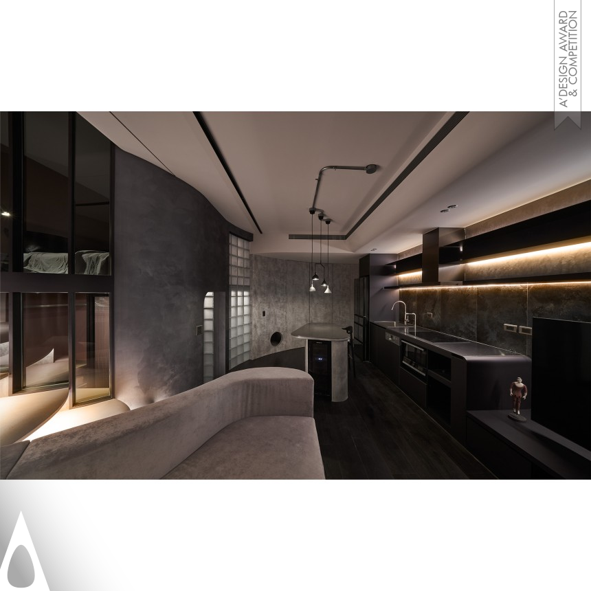 Bronze Interior Space and Exhibition Design Award Winner 2022 Purrfect for Two Residence 