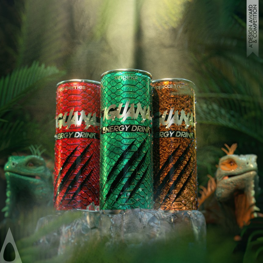 Linnikov Agency's Iguana Energy Drink Packaging