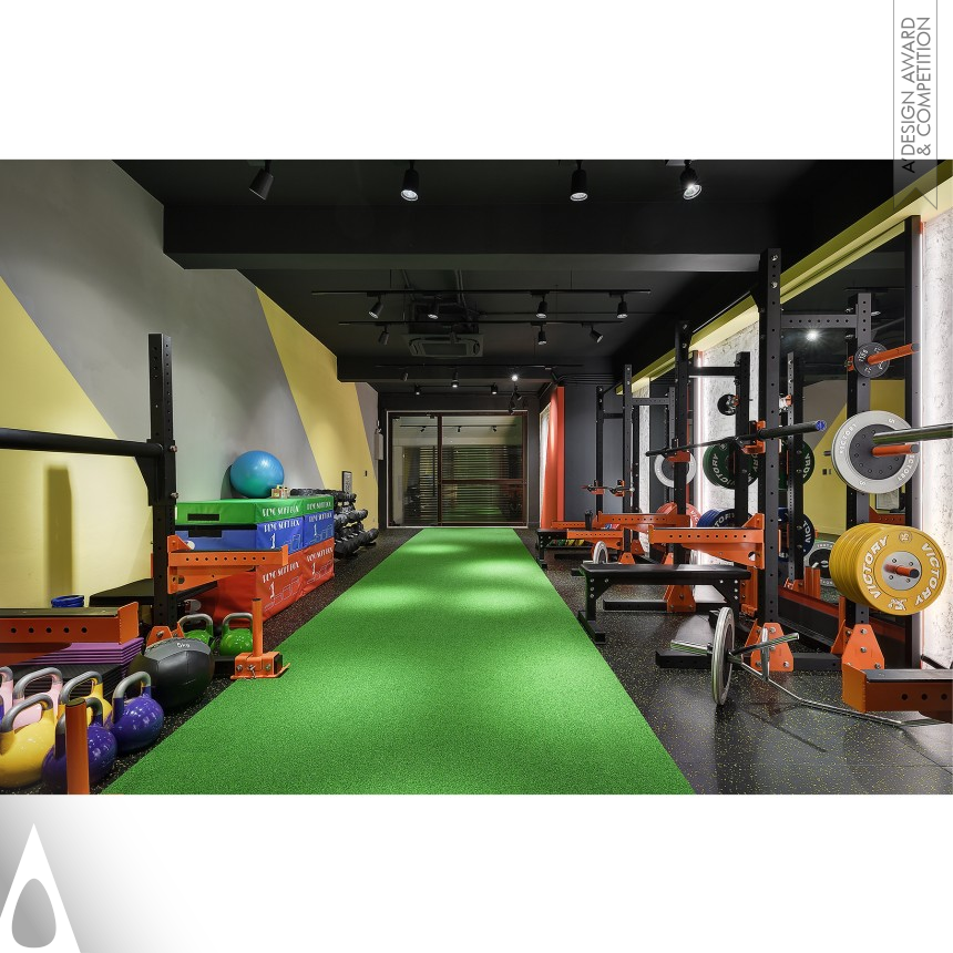 Iron Interior Space and Exhibition Design Award Winner 2022 Colors and the Origin Gym 